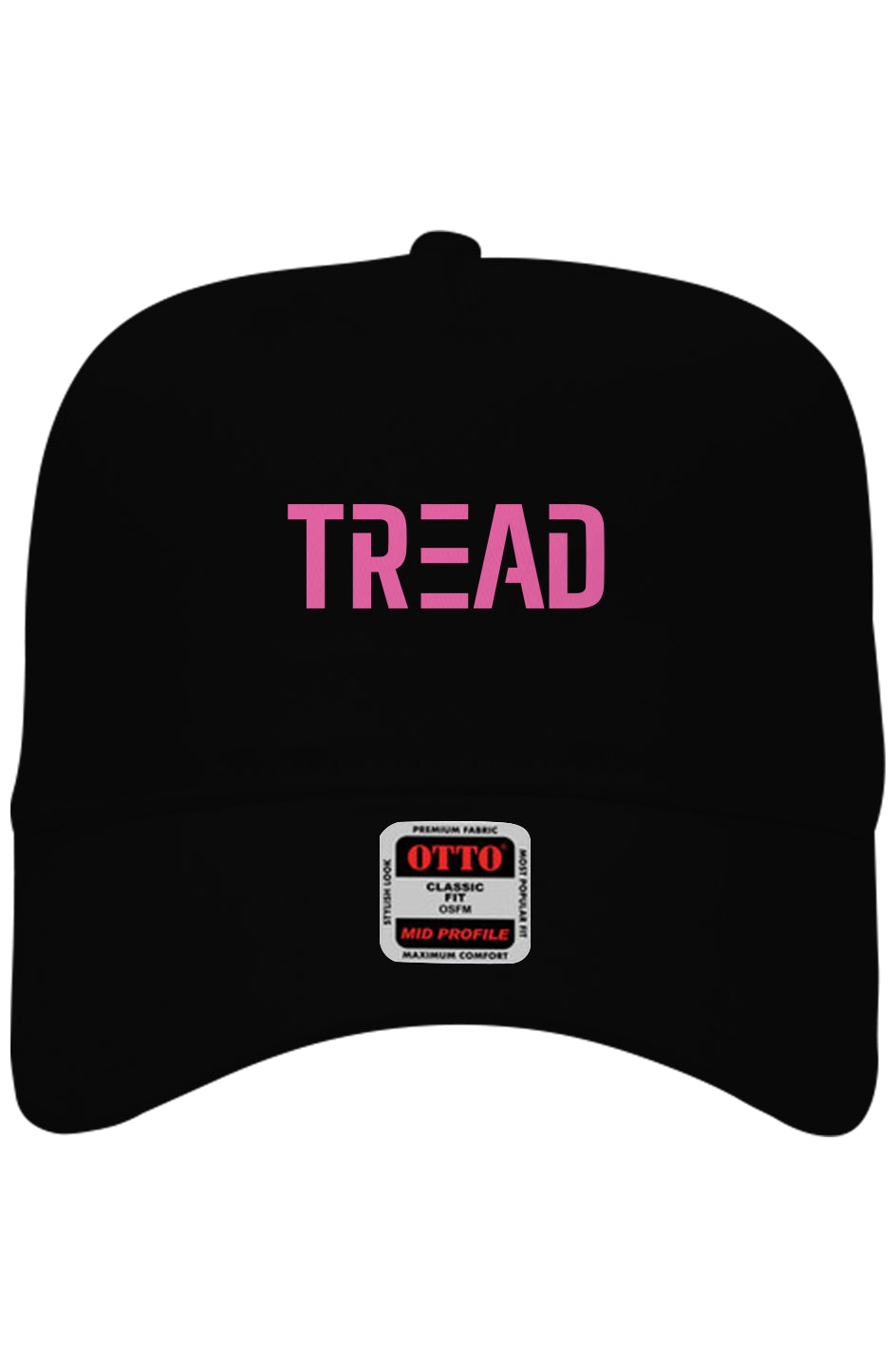 Tread 5 Panel Baseball Cap Pink