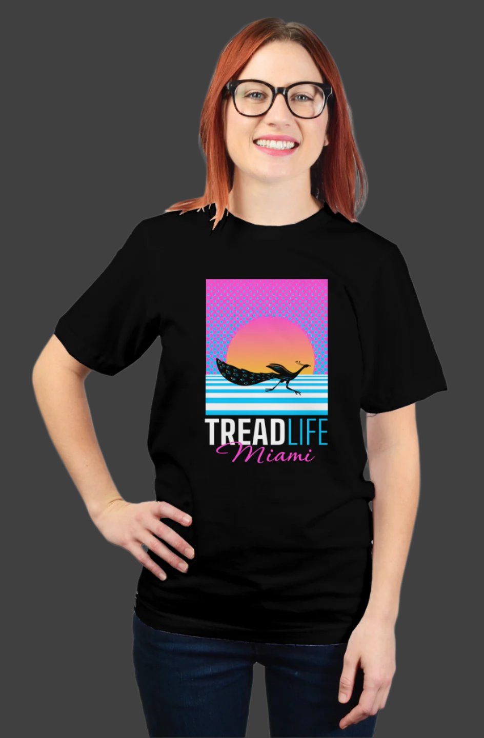 Tread Life Miami Black Unisex T shirt