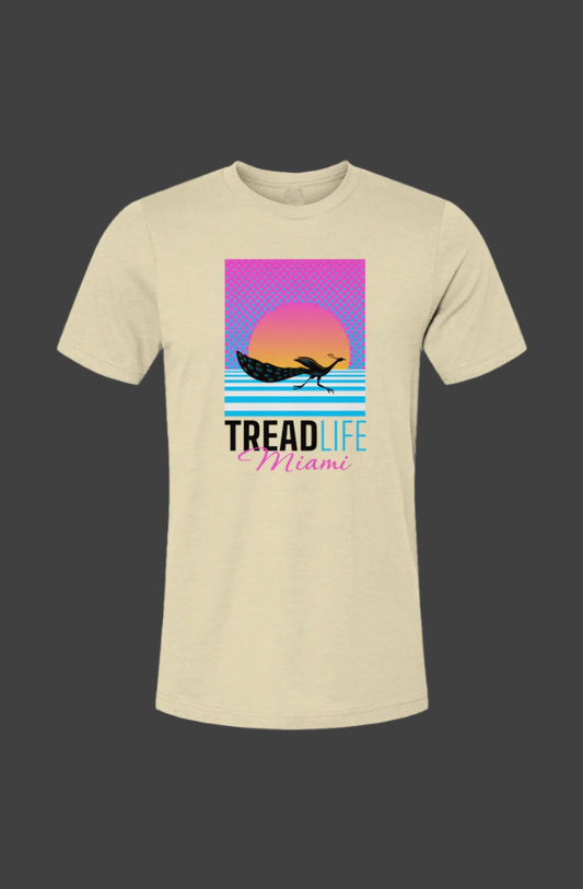 Tread Life Miami Off White Unisex Jersey T-Shirt