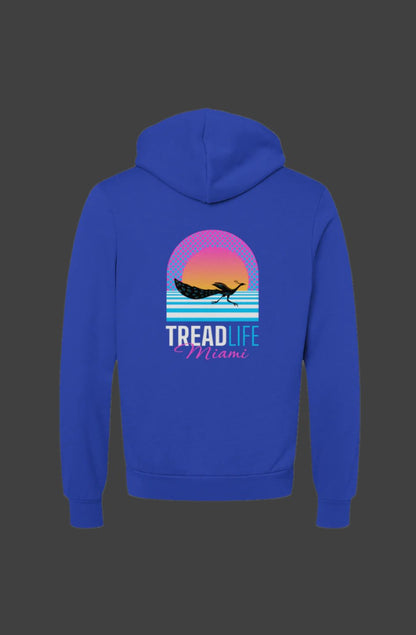 Tread Life Miami Royal Blue Unisex Pullover Hoodie