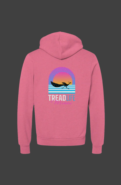 Tread Life Miami Pink Unisex Pullover Hoodie