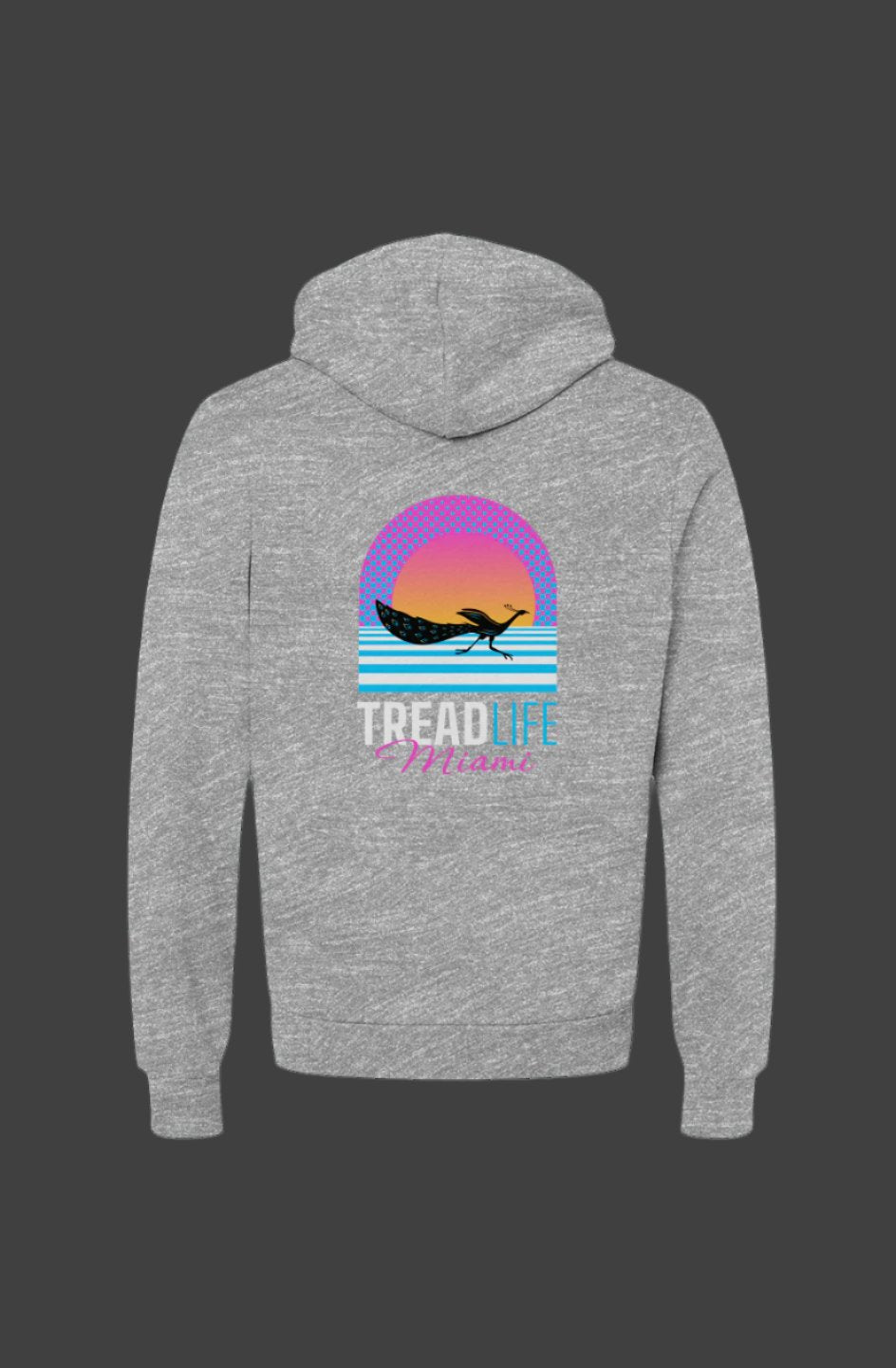 Tread Life Miami Gray Unisex Pullover Hoodie