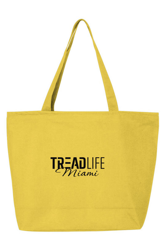 Tread Life Miami Yellow 25L Zippered Tote