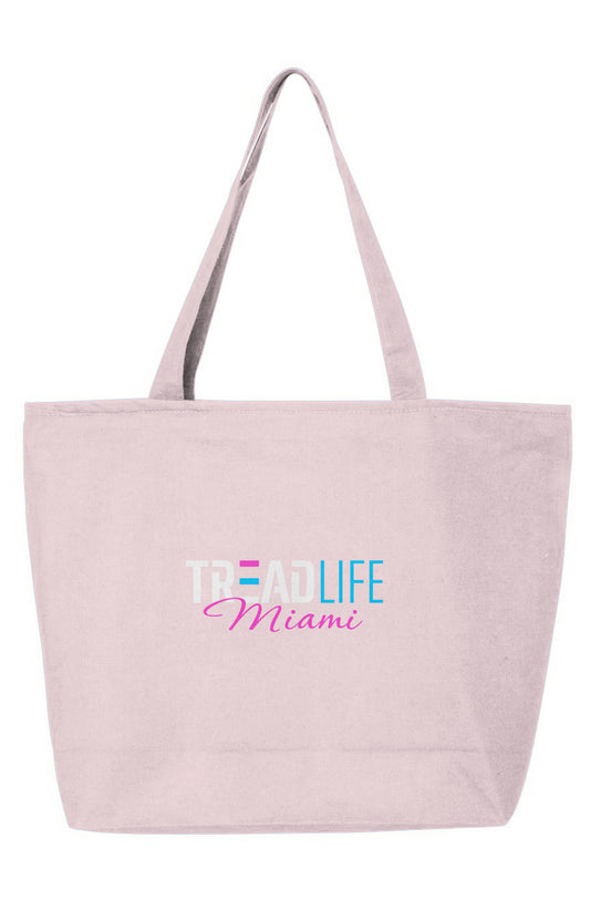 Tread Life Miami Pink 25L Zippered Tote