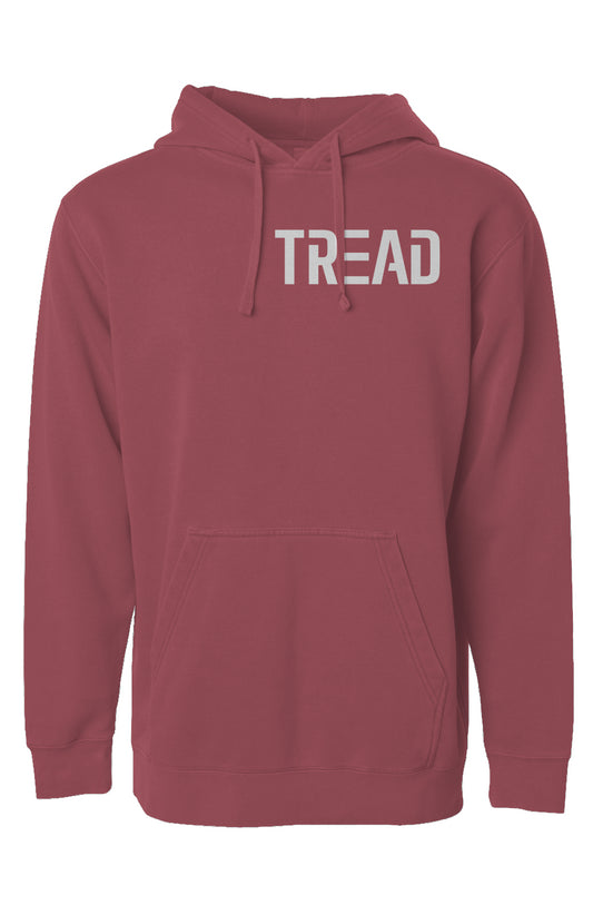 Tread Life Pigment Dyed Hoodie Maroon