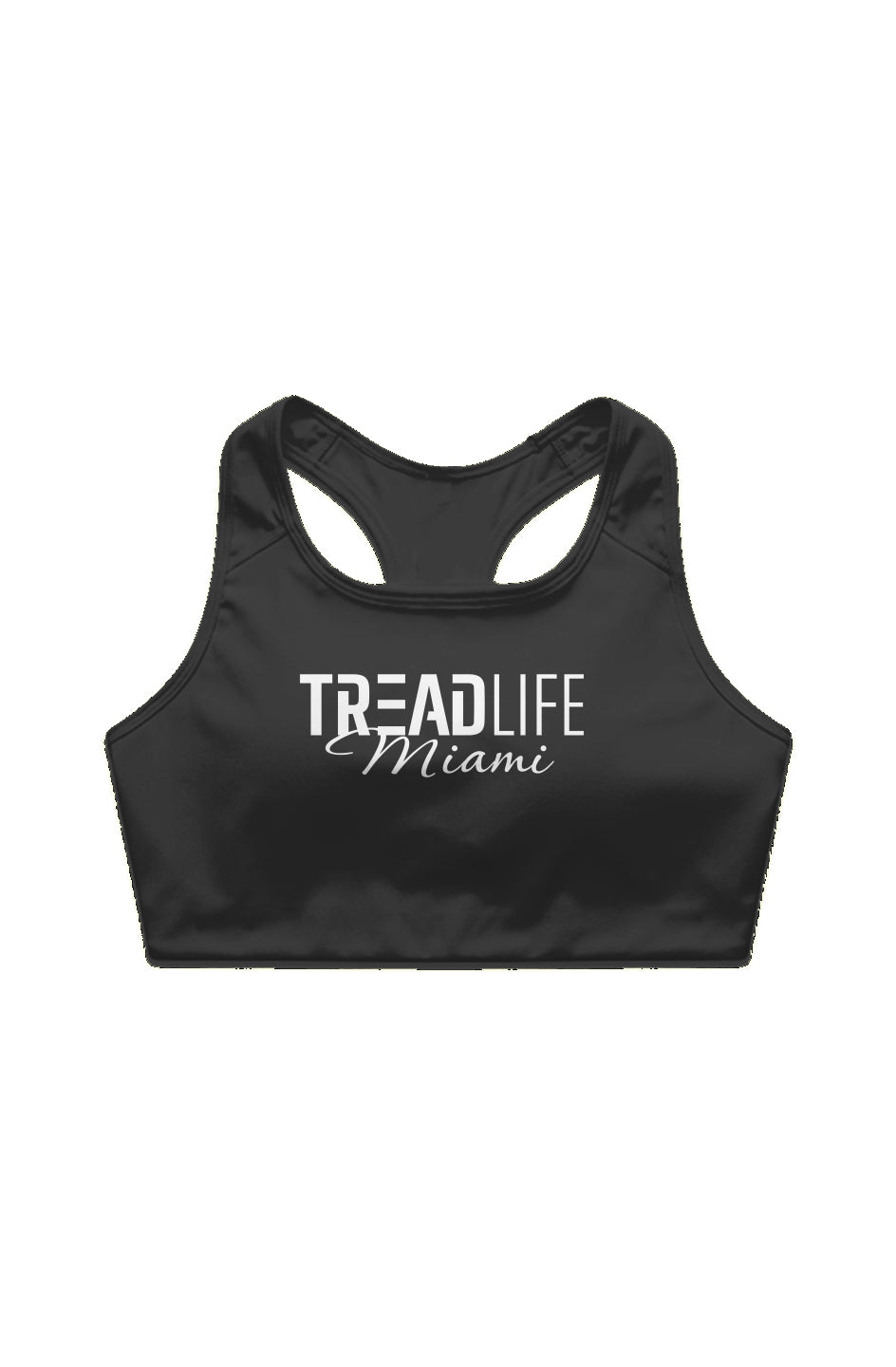 Tread Life Miami ACTIVE BRA TOP Black-White
