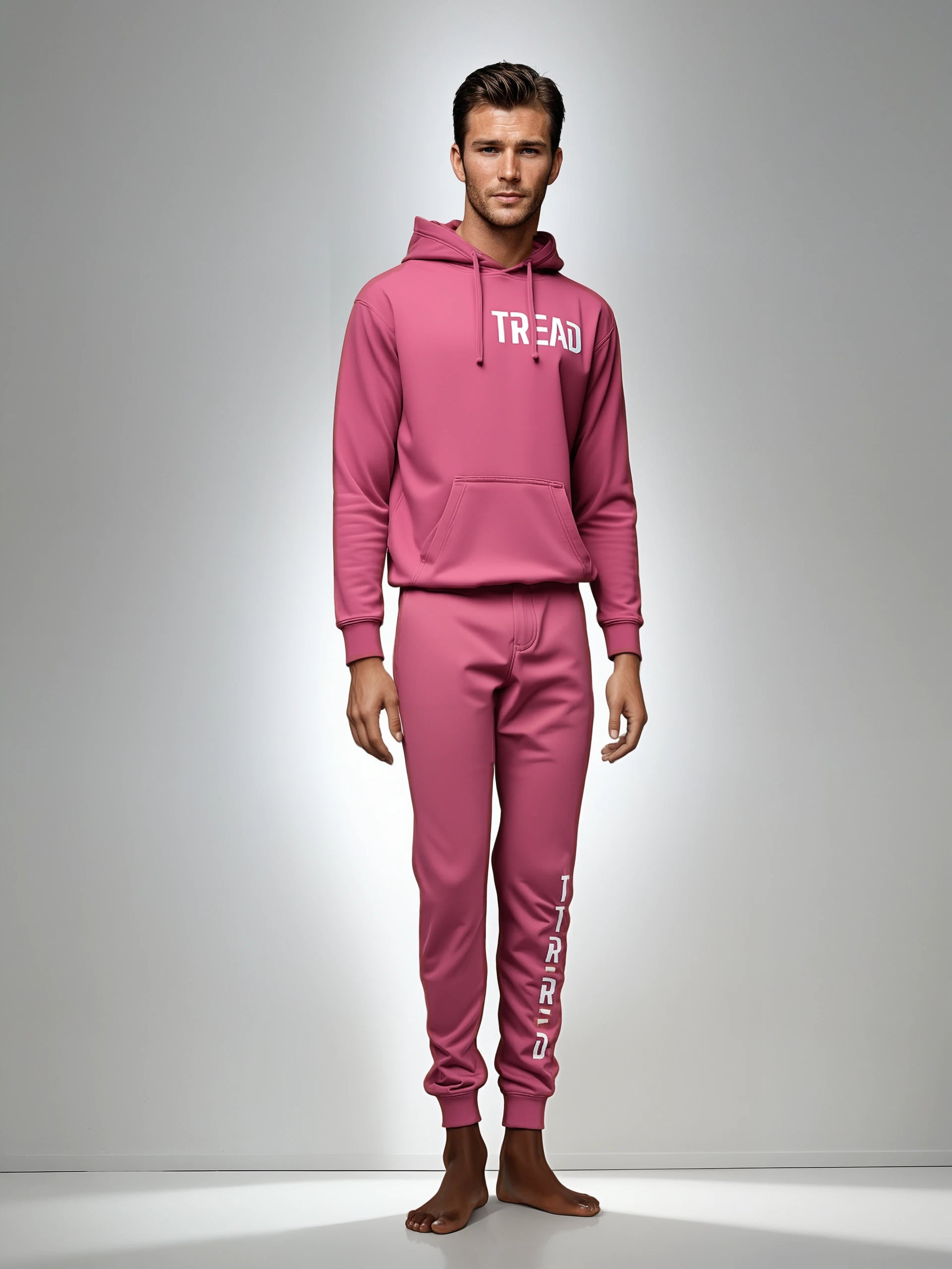 Tread Life Pigment Dyed Fleece Joggers Maroon